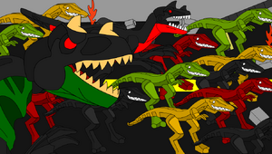Mutant Dinos Attack