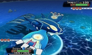 Kyogre Primigenio en combate