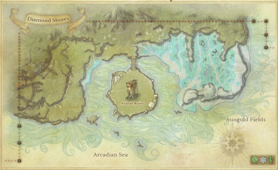 mineral water archeage map