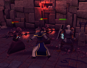 Fighting the cultists