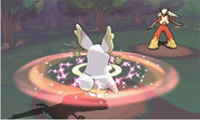 Mega-Audino en combate ROZA