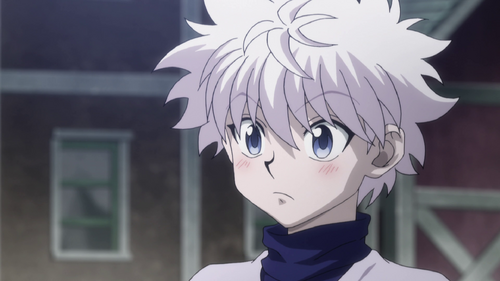 Image - Killua blushing.png - Hunterpedia - Wikia