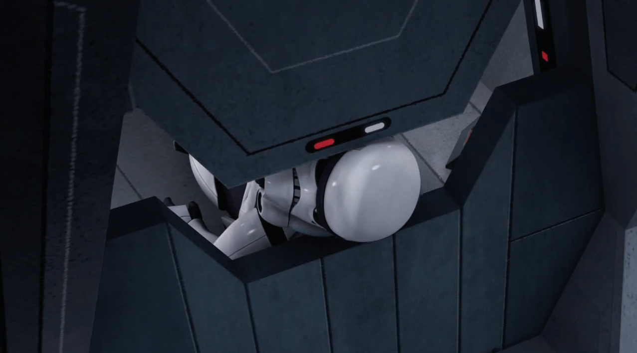 broken stormtrooper helmet