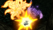 Naruto y Sasuke atacan a Obito Uchiha