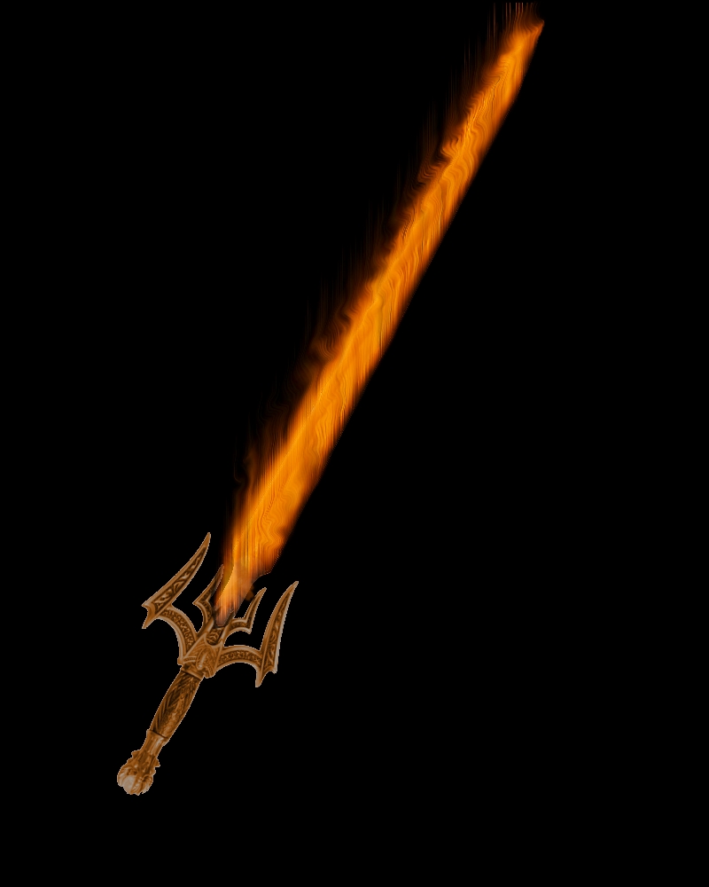 Fire Sword Art: Flaming Sword By Huknar.jpg.