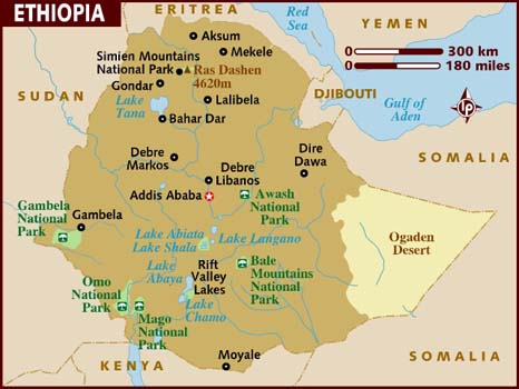 Image - Ethiopia map 001.jpg - Wikia Travel