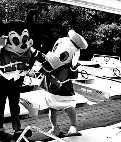 Dying mascot