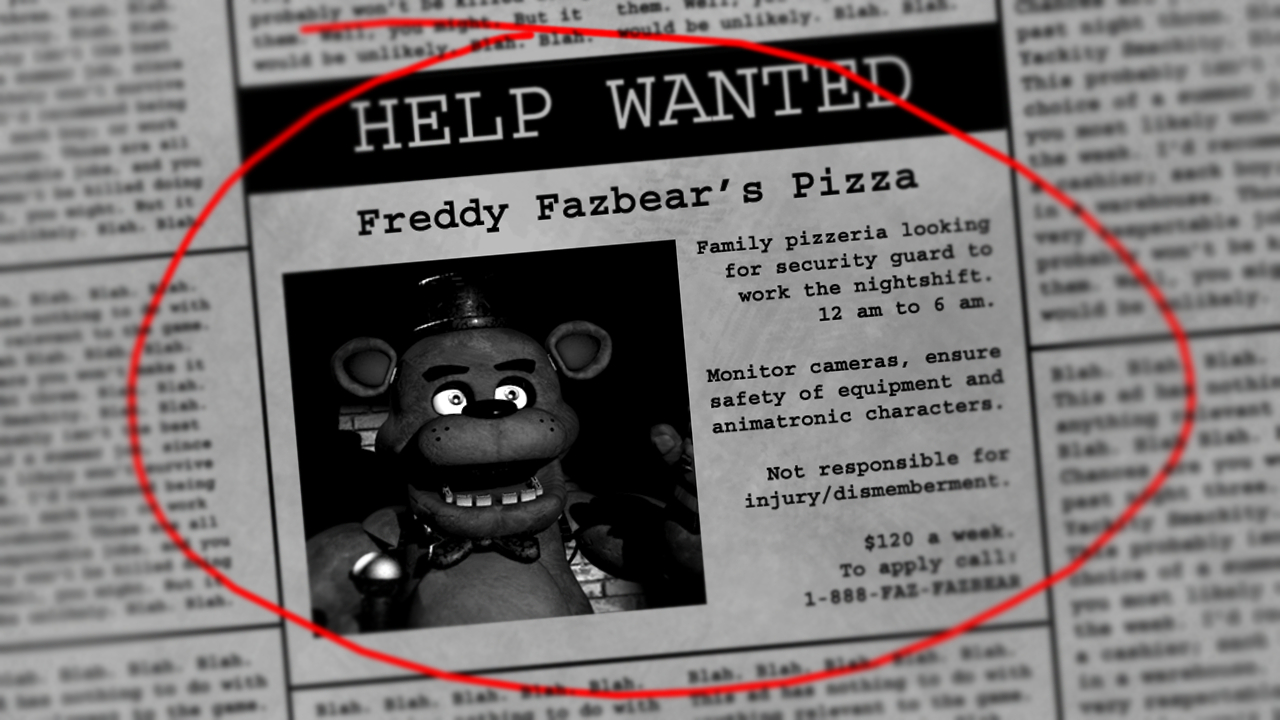 Five Nights at Freddy's VR: Help Wanted (Video Game) - TV Tropes