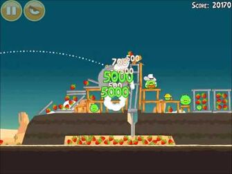 Official Angry Birds Walkthrough Ham 'Em High 13-12
