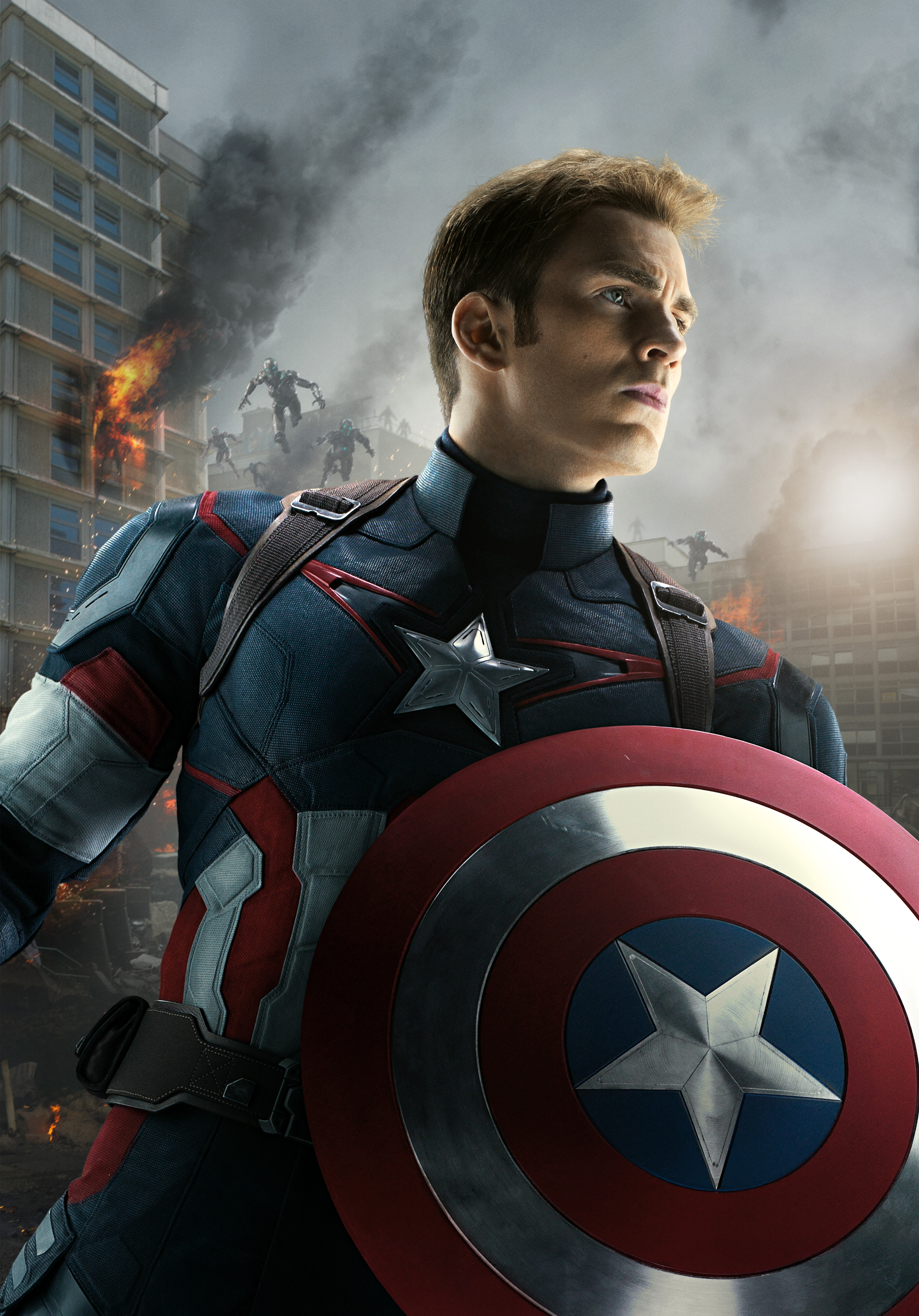 CaptainAmerica AOU Character Art Poster Textless 