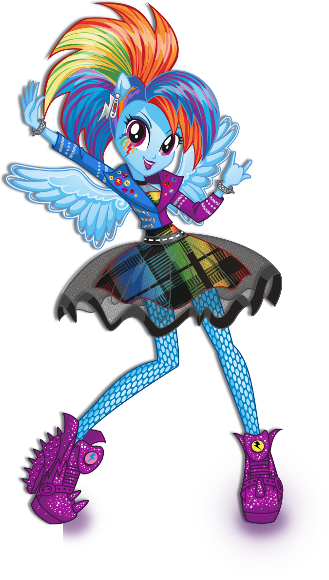 Image - Rainbow Dash Rainbow Rocks character bio art 2.png - My Little