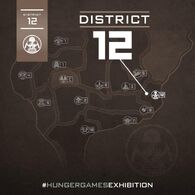 Hunger Games Exhibition Map