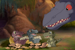 The Land Before Time Fast Biters Sharptooth