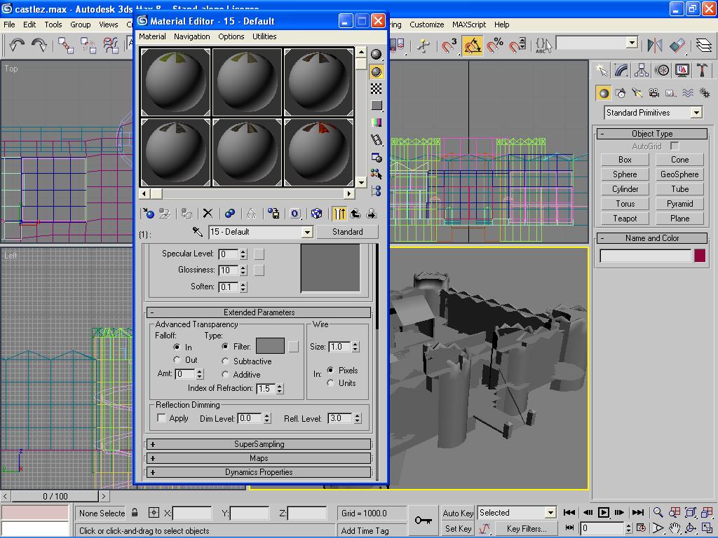 Карта falloff 3d max