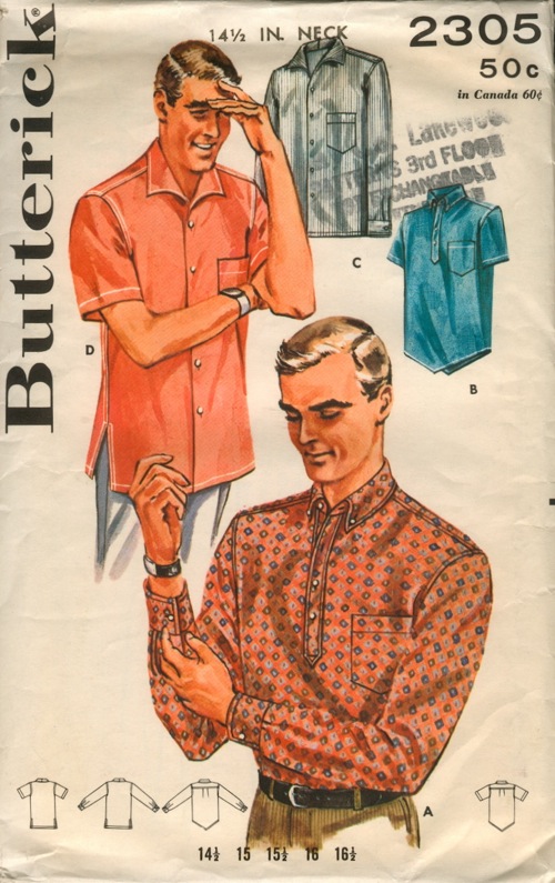 Butterick 2305 - Vintage Sewing Patterns