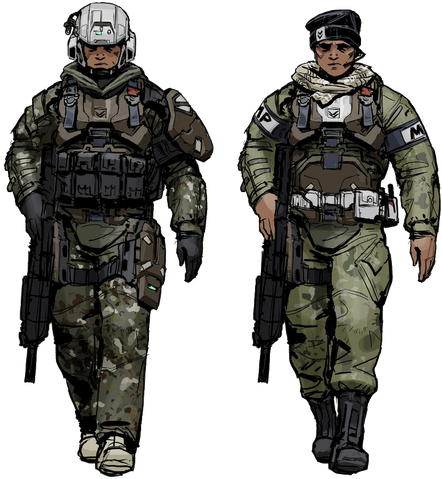 Halo - UNSC Marine Corps - Battle of Reach - Rifleman Minecraft Skin