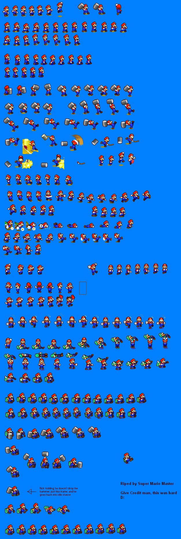 Image - Mario Battle Sprites M&L.PNG - Fantendo, the Video Game Fanon Wiki