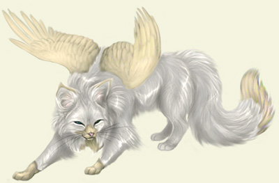 White Winged Cat - Magistream Wiki