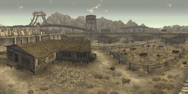 http://img3.wikia.nocookie.net/__cb20110220080449/fallout/images/thumb/6/6a/Crimson_Caravan_Camp.jpg/640px-Crimson_Caravan_Camp.jpg