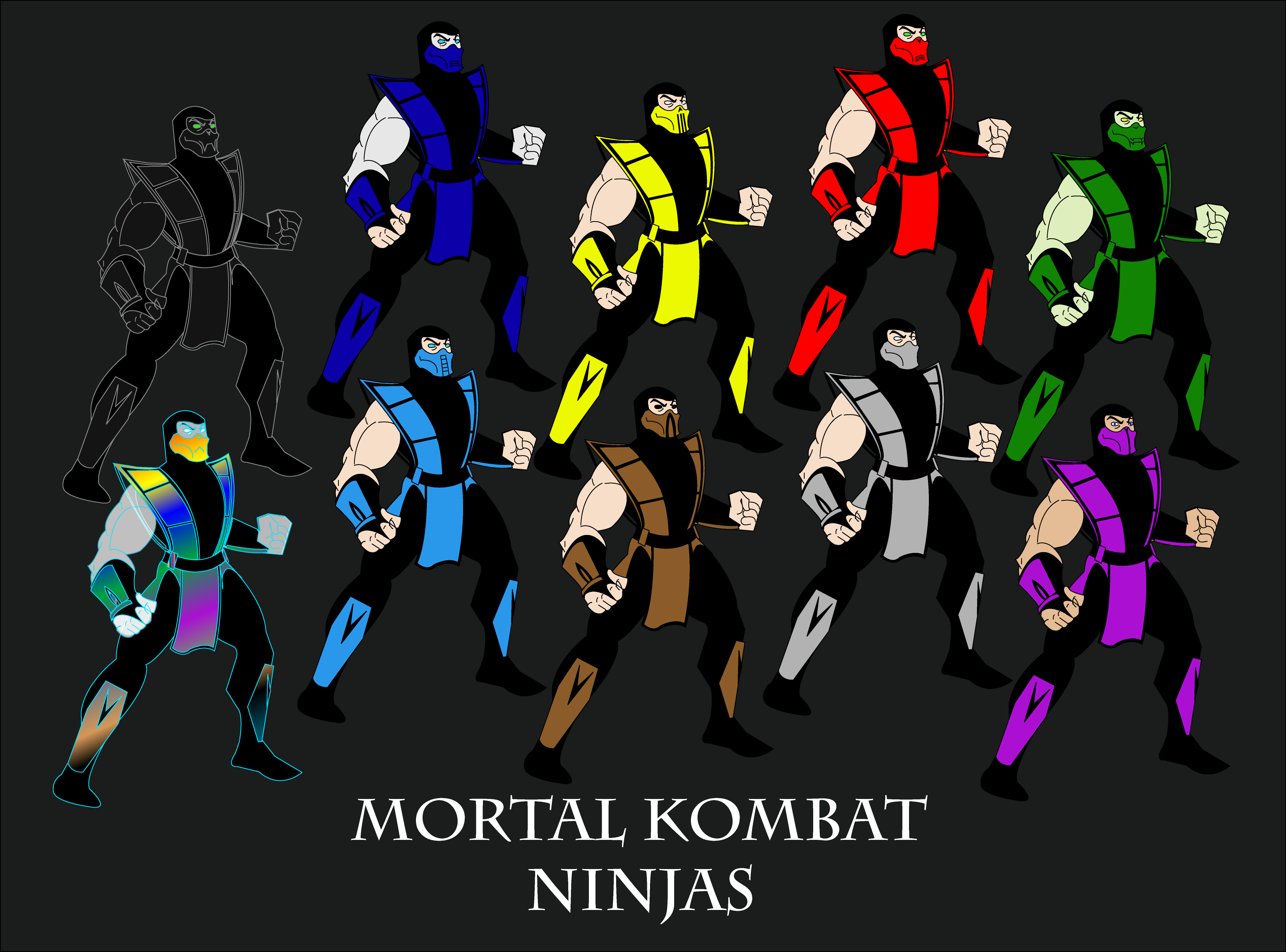 STRENGTH FIGHTER™: Mortal Kombat ninjas