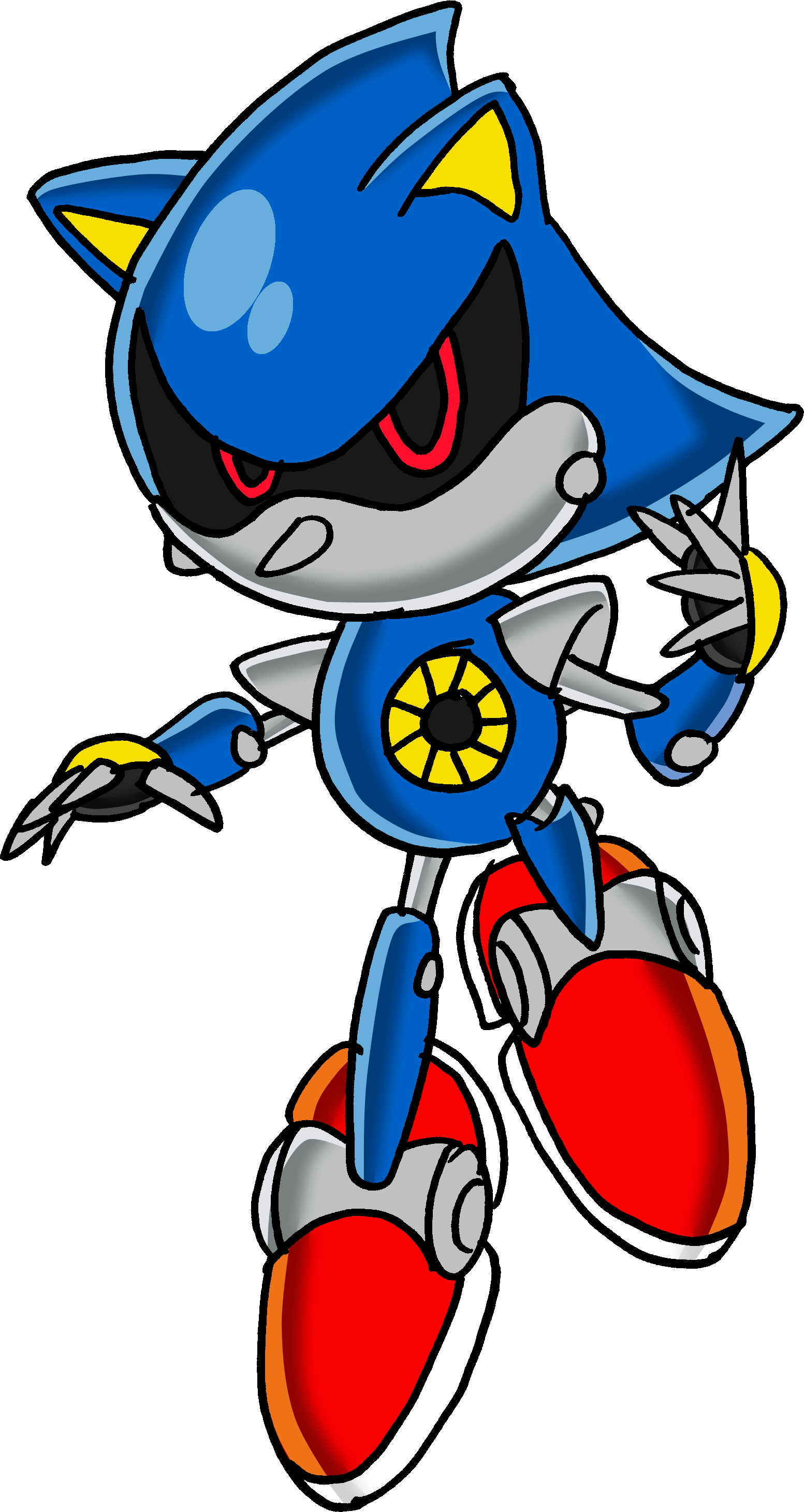 Sonic The Hedgehog Png Classic Metal Sonic Art Transparent Png | My XXX ...