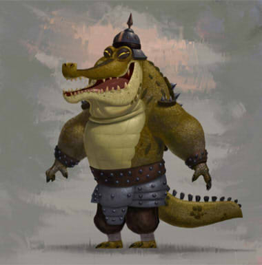 Image - Croc-bandit-art.jpg - Kung Fu Panda Wiki, the online ...