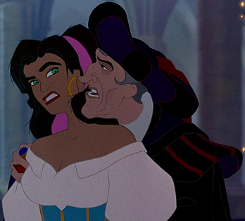 Imagen - Frollo sorprende Esmeralda.png - Disney Wiki - Wikia