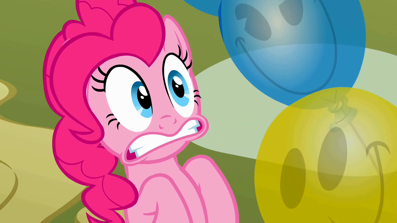 Image - Pinkie Pie afraid of balloons S2E1.png - My Little Pony ...