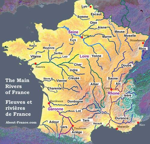 Image - France-rivers-map.jpg - Alternative History