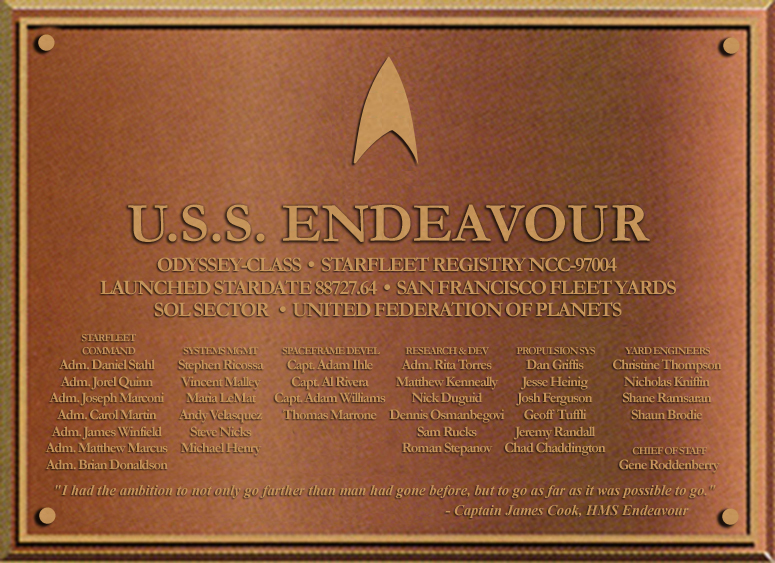 USS Endeavour - 22nd Mobile Daedalus Wiki