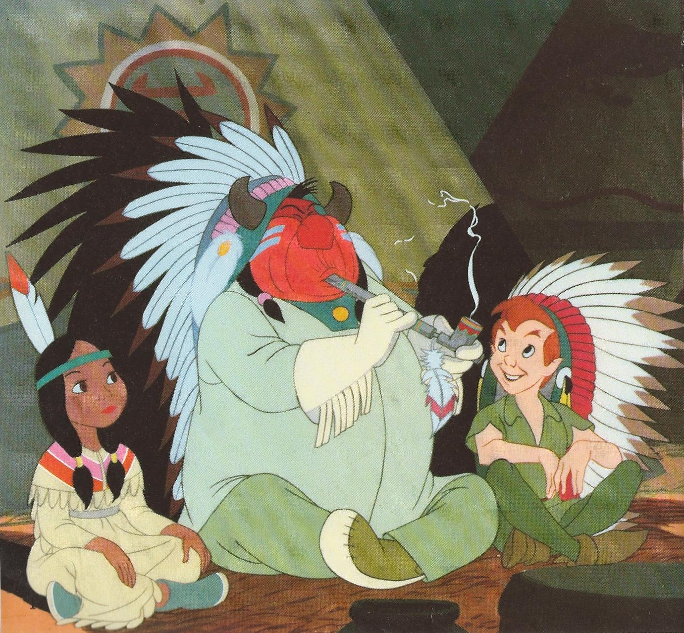 Image - Chief and tiger lily.jpg - DisneyWiki