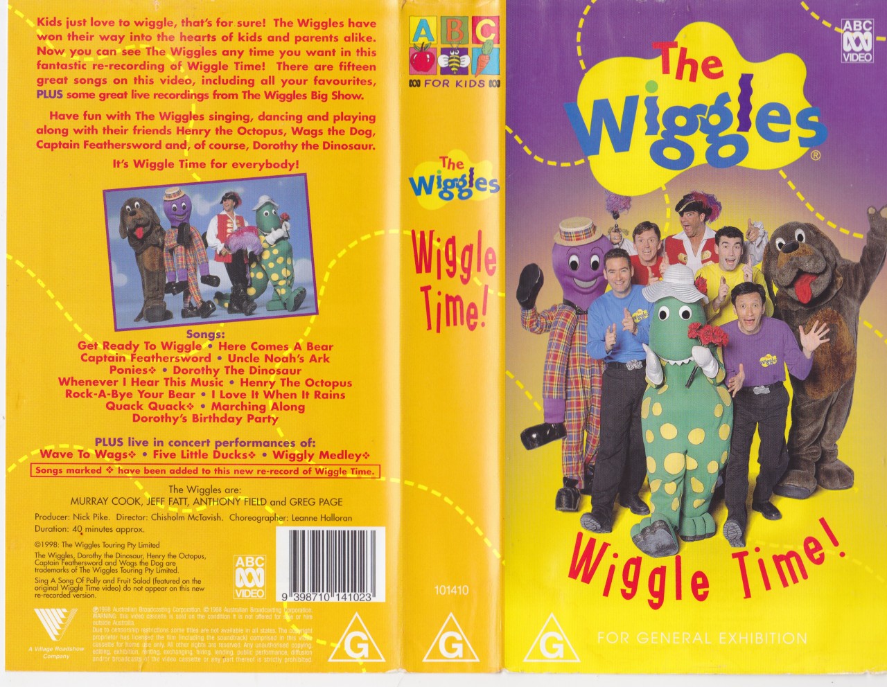 Vhs Review 1x05 The Wiggles Wiggle Time 1993 Australian Vhs Youtube ...