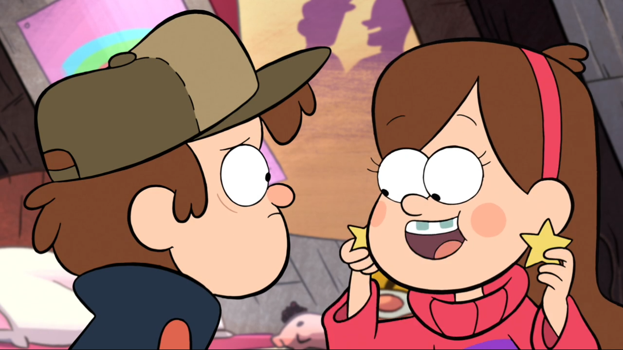 Image - S1e1 mabel putting on star earrings.png - Gravity Falls Wiki