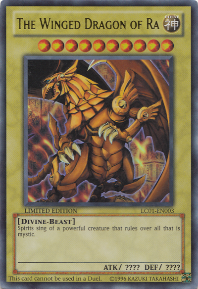 The Winged Dragon of Ra (original) - Yu-Gi-Oh! - It's time to Duel!