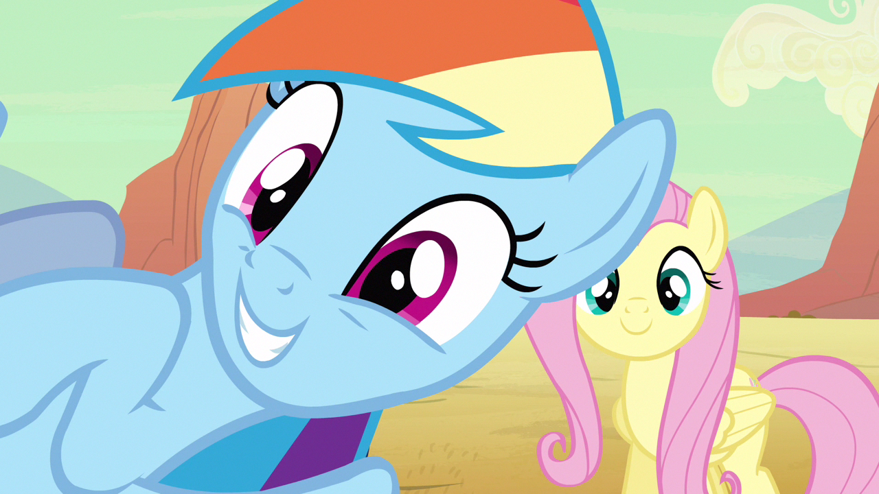 Image - Rainbow Dash overly happy S2E14.png - My Little Pony Friendship ...