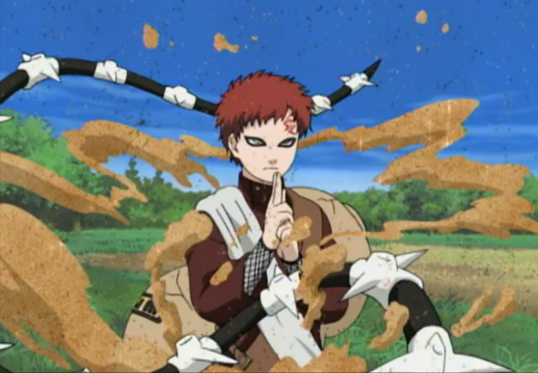 Image - Gaara deflecting Kimimaro's attack.png - Narutopedia, the ...