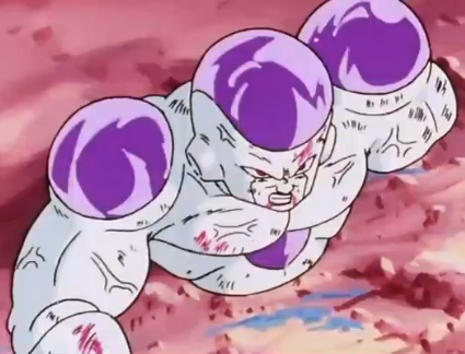 Image - Mighty Blast of Rage - Frieza prepares.PNG - Dragon Ball Wiki