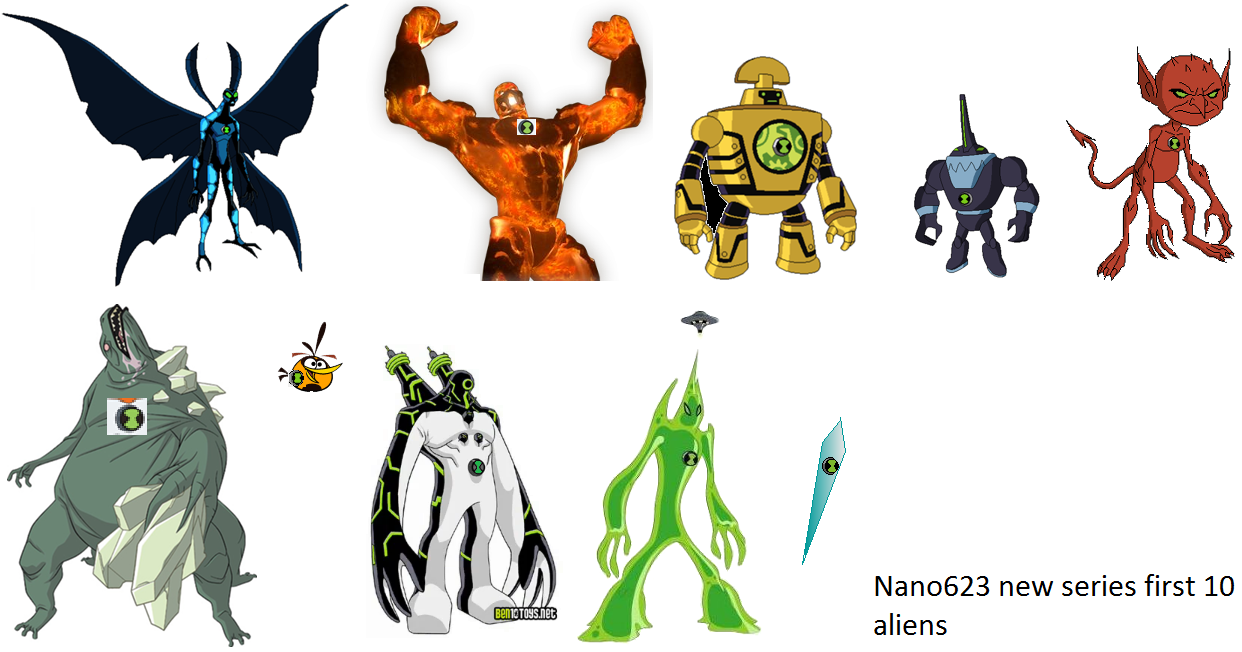 Image - 1st 10 Aliens.png - Ben 10 Fan Fiction - Create your own Omniverse!