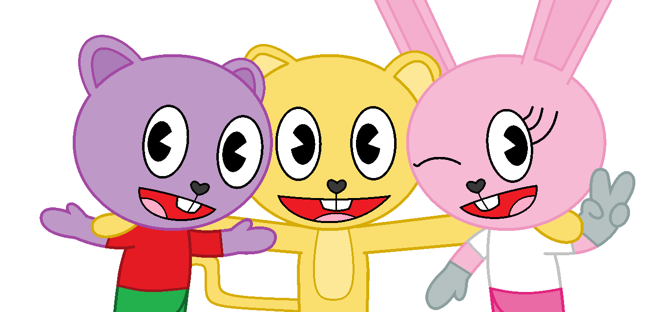 Image - HTF Wubbzy, Walden, and Widget.png - Happy Tree Friends Fanon Wiki