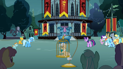 A magic duel at Town Square S3E5