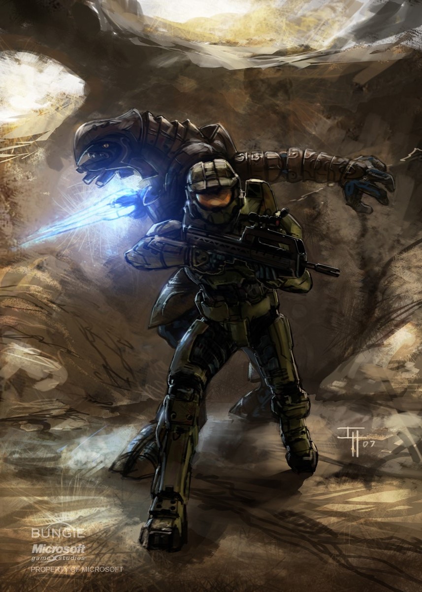 Image - Halo 3 arbiter and master chief.jpg - The Adventure Time Wiki ...