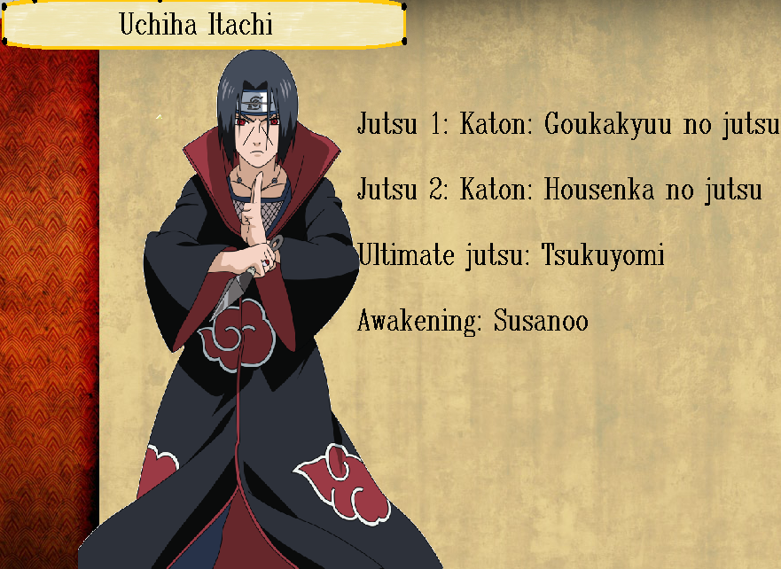 Obito Uchiha Jutsu List