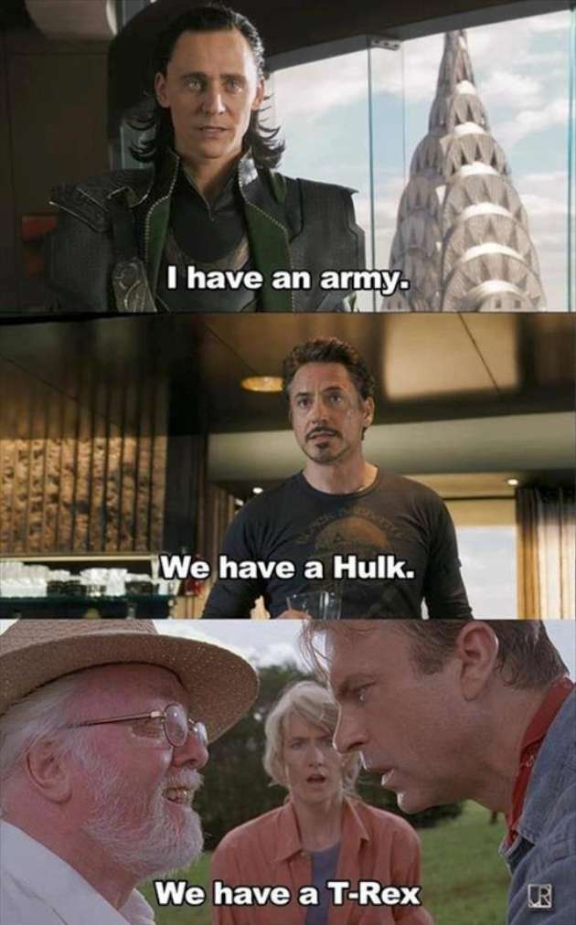 Image - Funny-Avengers-Jurassic-Park-Meme-W630.jpg - I Can't Believe It ...