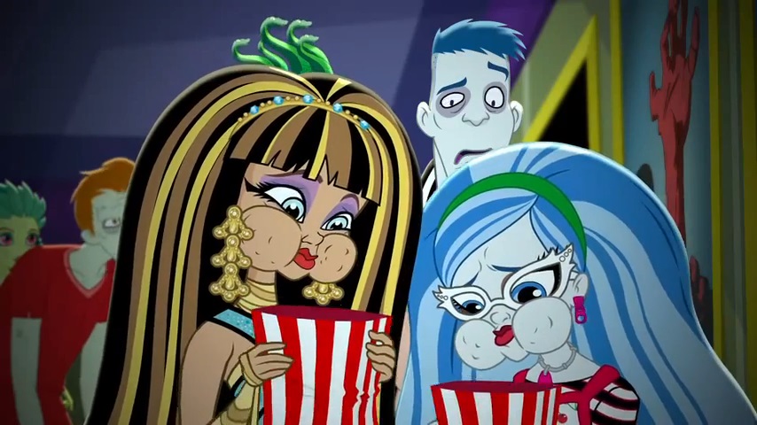 Image - Cleo & Ghoulia Popcorn Cheeks.jpg - Monster High Wiki