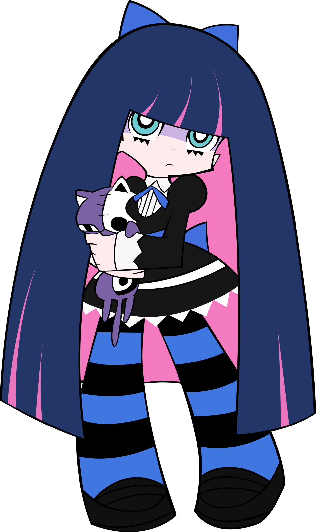 Stocking from Panty and Stocking with Garterbelt. 