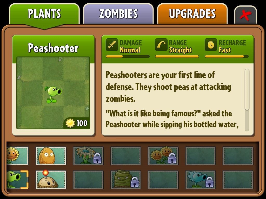 Plants vs. Zombies 2: It's About Time: Plants' Almanac Entry - Plants ...