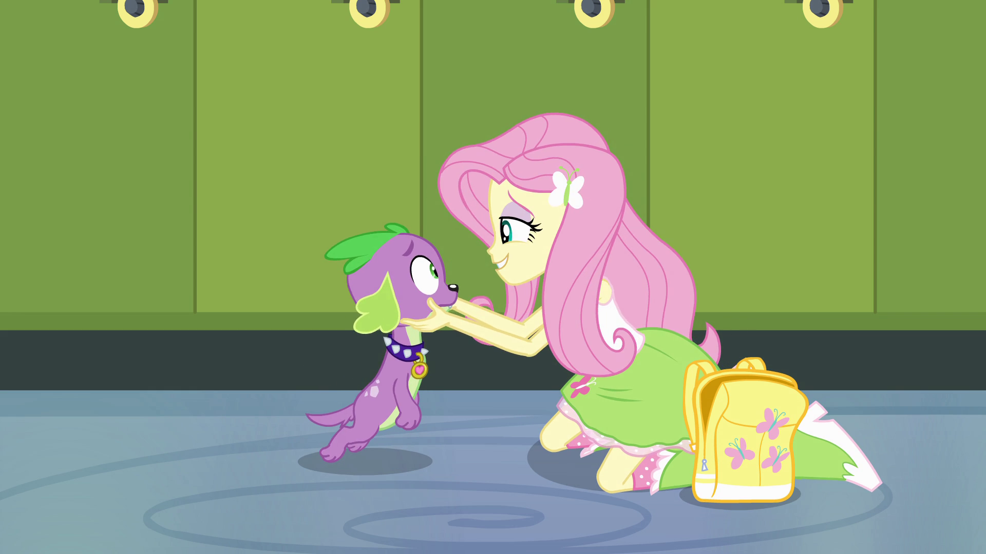 Image - Fluttershy and Spike 