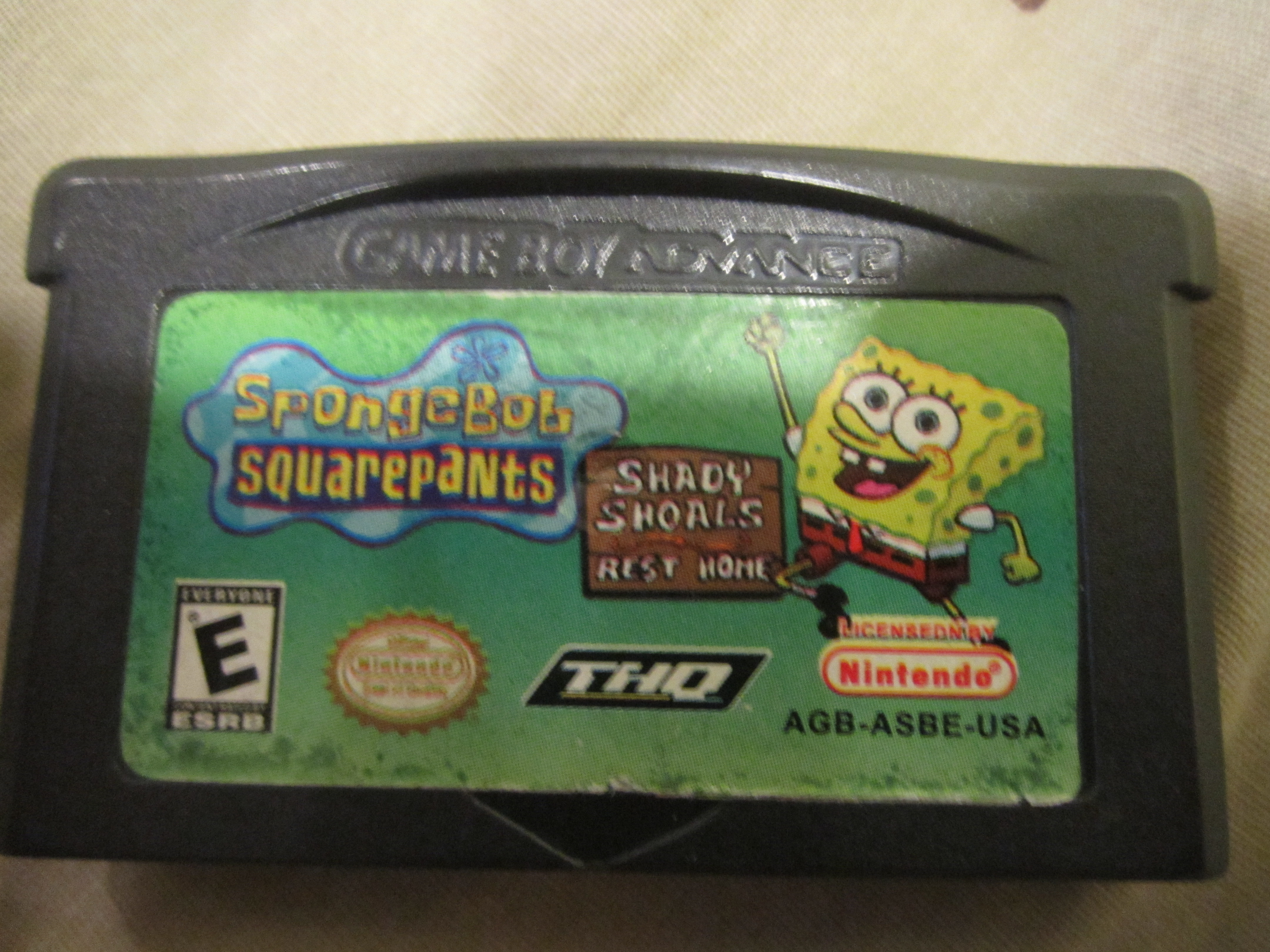 Help finding my GBA game? - Encyclopedia SpongeBobia - The SpongeBob ...