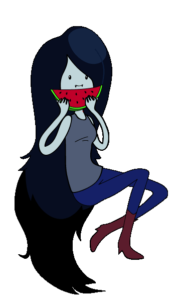 Image - Marceline eating strwberry.png - Adventure Time Super Fans Wiki