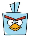 Angry birds space ice bird - molimart